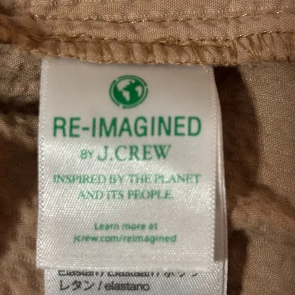 J.Crew Zip-front cinched dress in corduroy